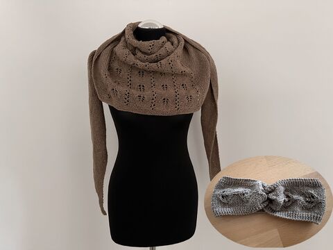 Strickanleitung - Tuch und Stirnband "Lund"