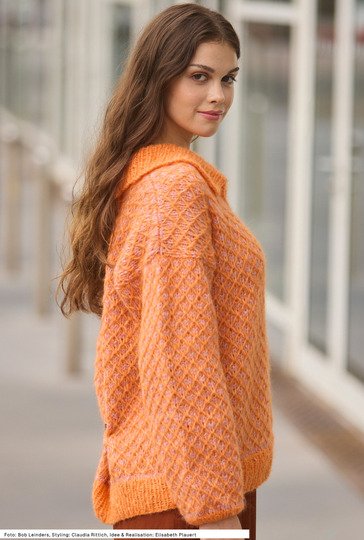 Pulli mit Hebemaschenmuster