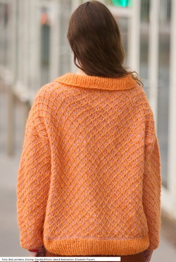 Pulli mit Hebemaschenmuster