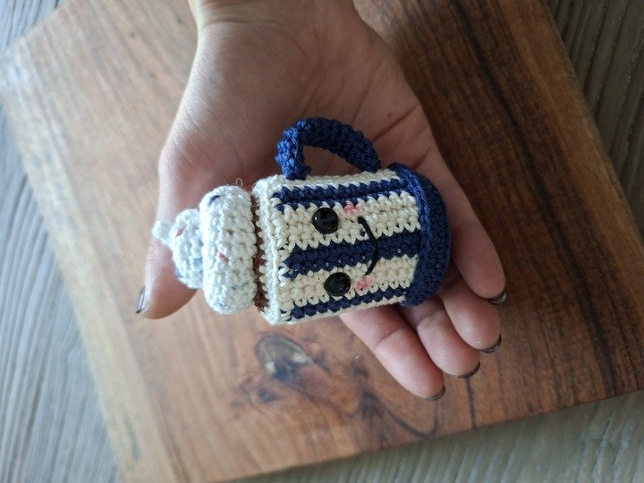 Frühstücks-Clicker-Set häkeln – drei Fidgets mit Druckknopf (DE & EN)
