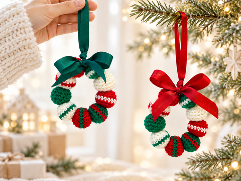Crochet Christmas Wreath Pattern