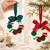 Häkelanleitung  Weihnachts Kranz, Miniaturkranz, Christbaumschmuck