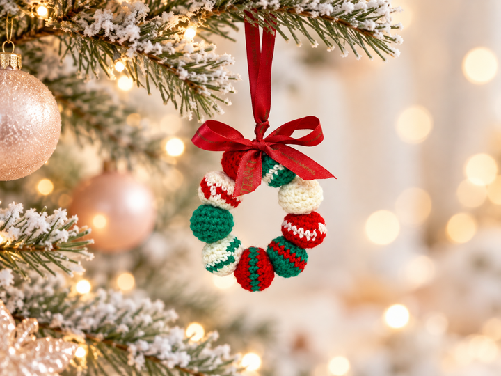 Crochet Christmas Wreath Pattern