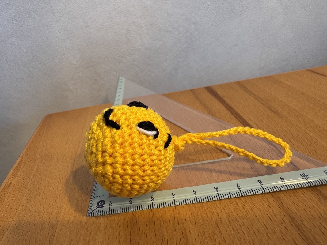 Häkelanleitung Smiley Charm / Smiley (mit und ohne Anhänger) - Bild 6