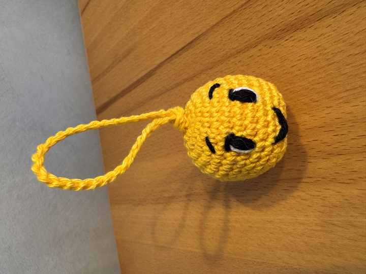 Häkelanleitung Smiley Charm / Smiley (mit und ohne Anhänger)
