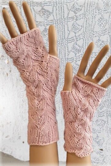 3 Strickanleitungen Handstulpen Armstulpen