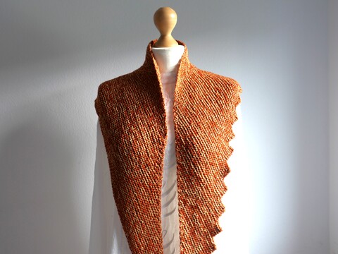 Knitting pattern ·Scarf "Zackenbarsch"