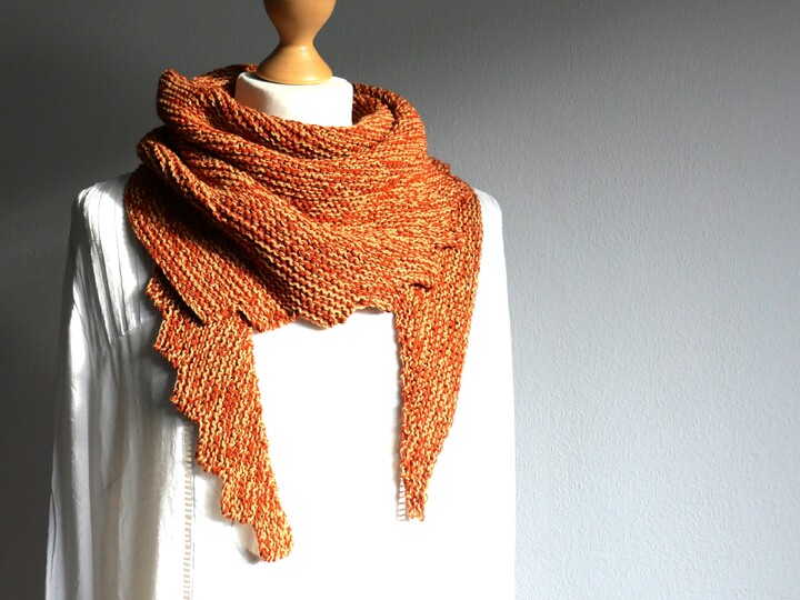 Knitting pattern ·Scarf "Zackenbarsch"