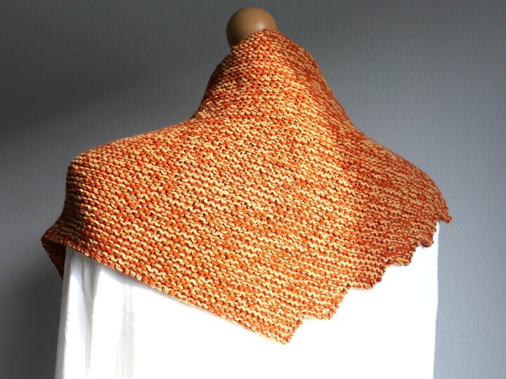 Strickanleitung für den Schal „Zackenbarsch“