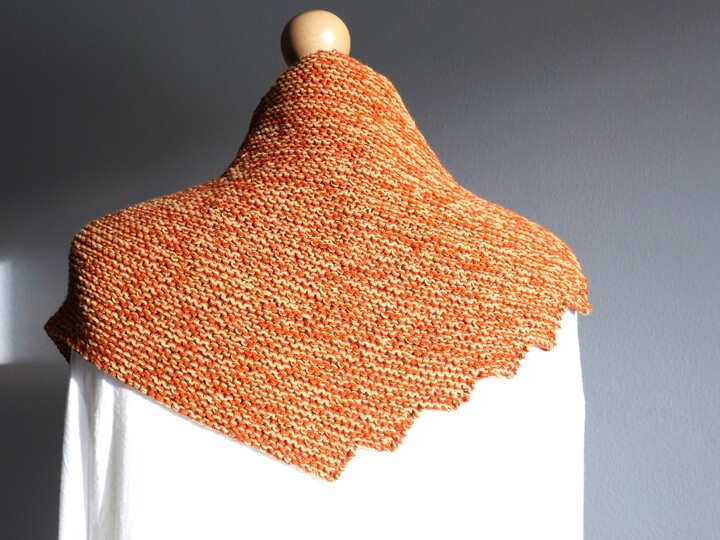 Strickanleitung für den Schal „Zackenbarsch“