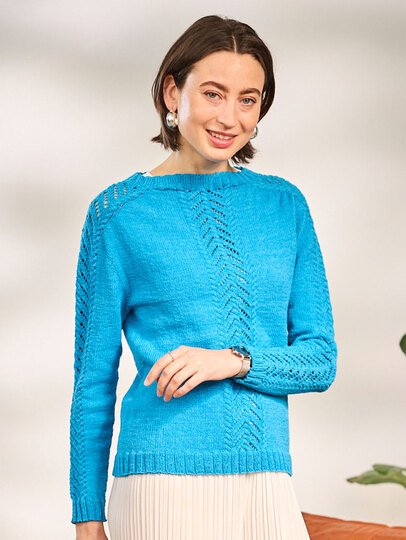 PULLI JULIANE … MIT SATTELSCHULTER GESTRICKT