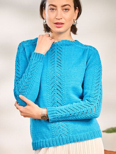PULLI JULIANE … MIT SATTELSCHULTER GESTRICKT