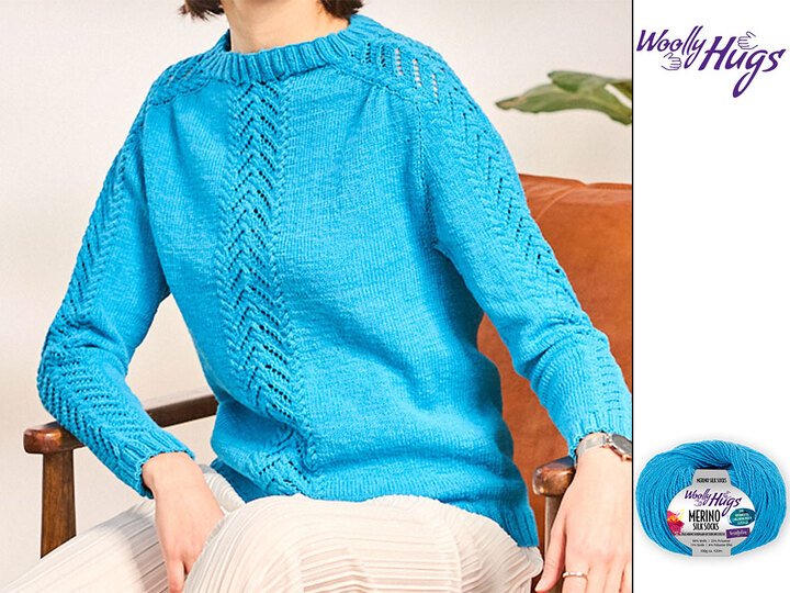 PULLI JULIANE … MIT SATTELSCHULTER GESTRICKT