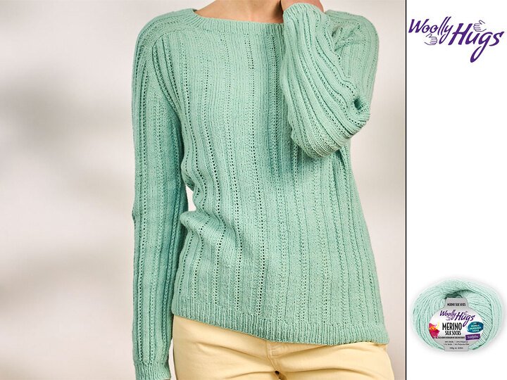 PULLI JUDITH … MIT SATTELSCHULTER GESTRICKT