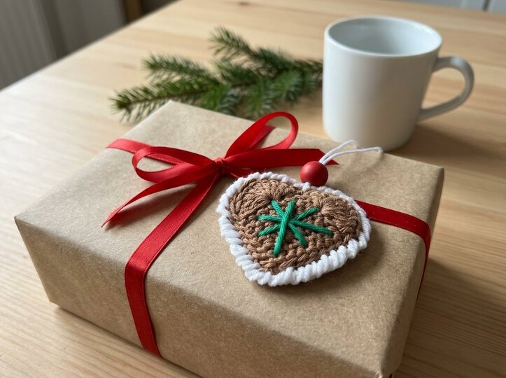 Crochet Pattern Christmas Spiral Decoration – Santa & Gingerbread