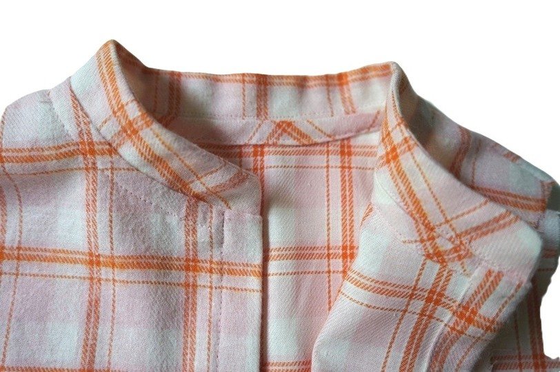 PDF Pattern & Instructions Long-Sleeve Blouse Sizes 74–140/ 9M-10