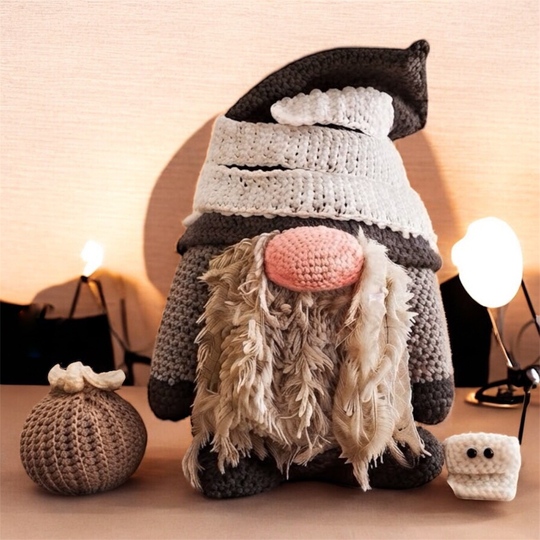 XXL Wichtel Halloween Häkelanleitung, 41 cm groß
