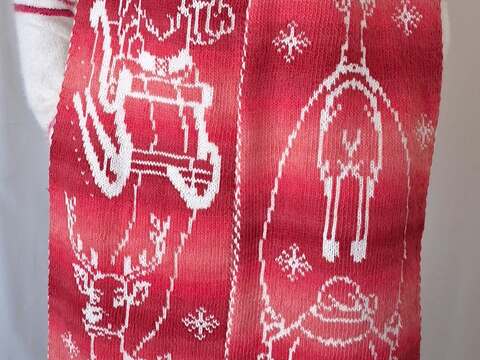 Schal Juleniss - Doubleface - Weihnachten
