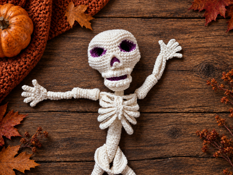 Halloween Skeleton - Crochet Pattern (DE, EN)