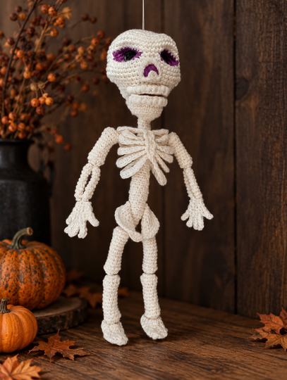 Halloween Skeleton - Crochet Pattern (DE, EN)