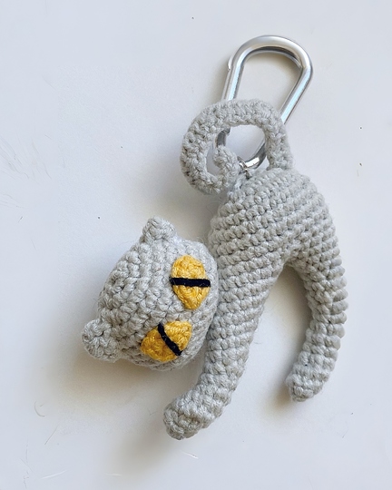 Crochet Black Cat with Pumpkin - PDF Pattern