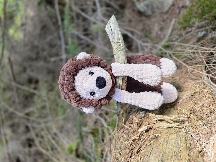 Häkelanleitung Schnuffeltuch Igel
