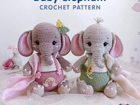 Baby Elefant Häkelanleitung PDF