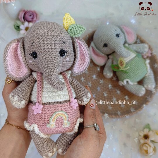 Baby Elefant Häkelanleitung PDF
