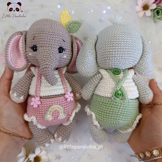 Baby Elefant Häkelanleitung PDF