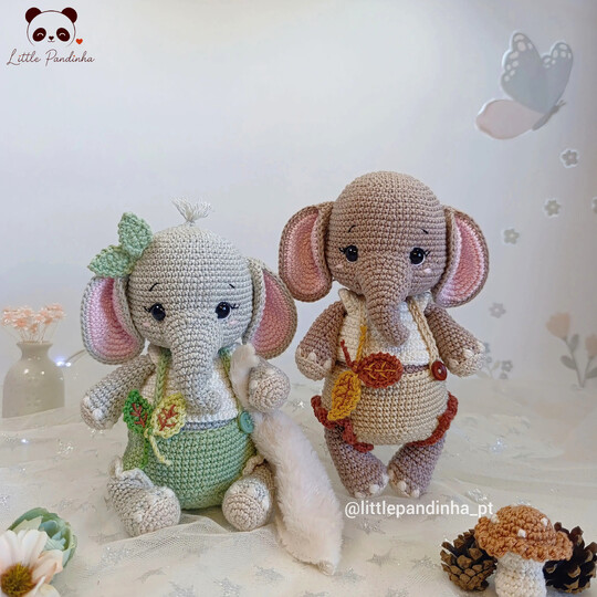 Baby Elephant Crochet Pattern PDF
