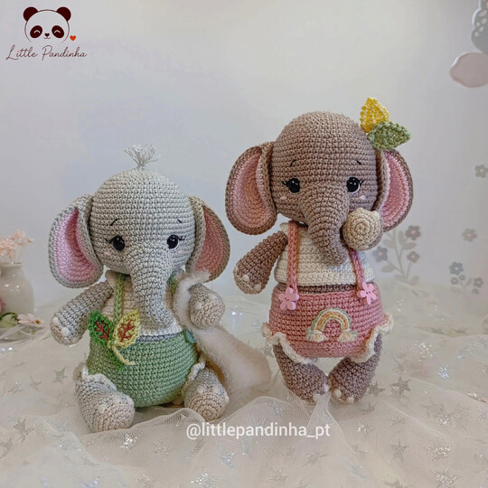 Baby Elephant Crochet Pattern PDF