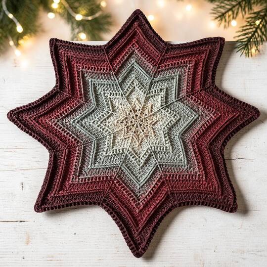 Häkelanleitung Tischdecke Rena Star