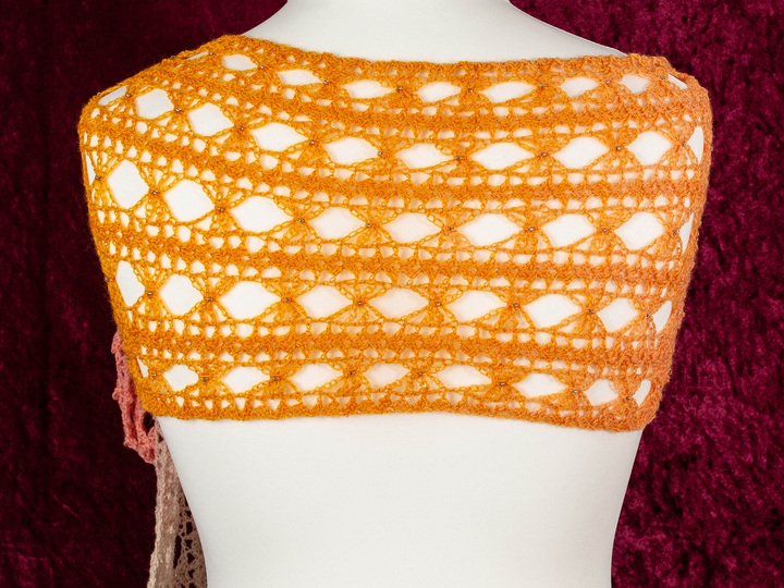 Häkel-Anleitung Schal mit Perlen „Bling Bling XI“
