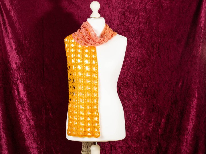 Häkel-Anleitung Schal mit Perlen „Bling Bling XI“