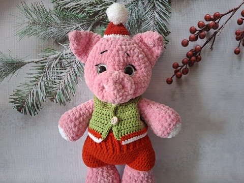 Häkelanleitung für Schweinchen