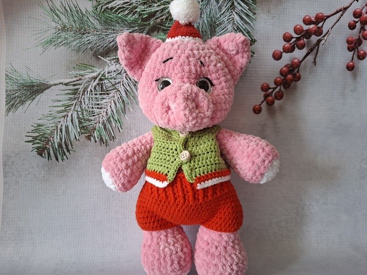Plush Piggy Crochet Pattern
