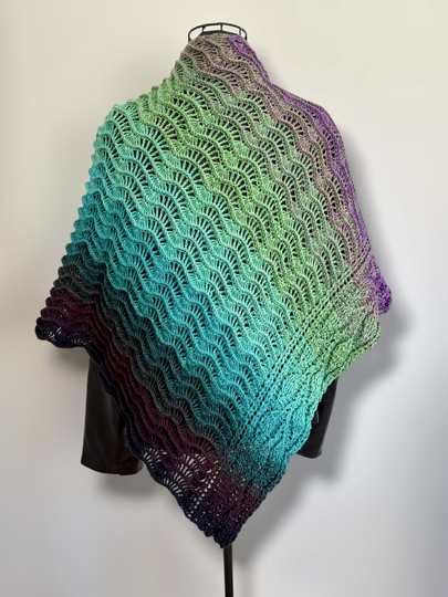 Crochet Pattern Triangular Scarf "Mida"