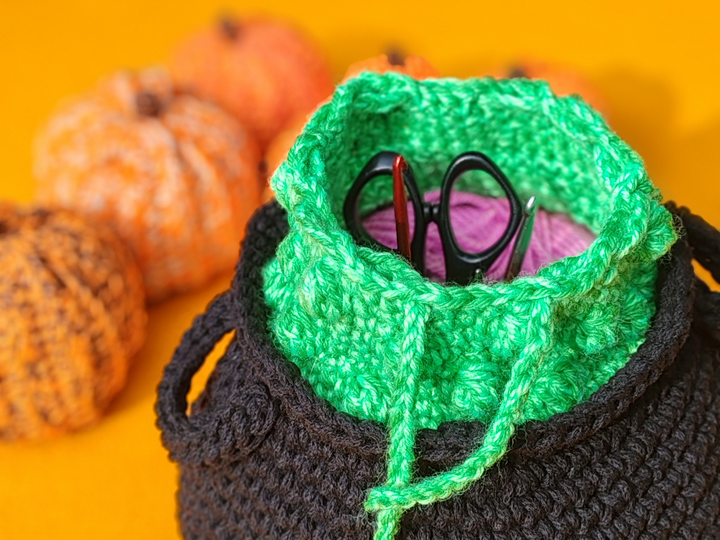 Witchy 3-in-1 Cauldron Pouch, Bottle Holder, Trick-or-Treat Basket