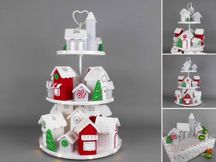 Advent Calendar Christmas Village - Crochet Pattern for Beginners
