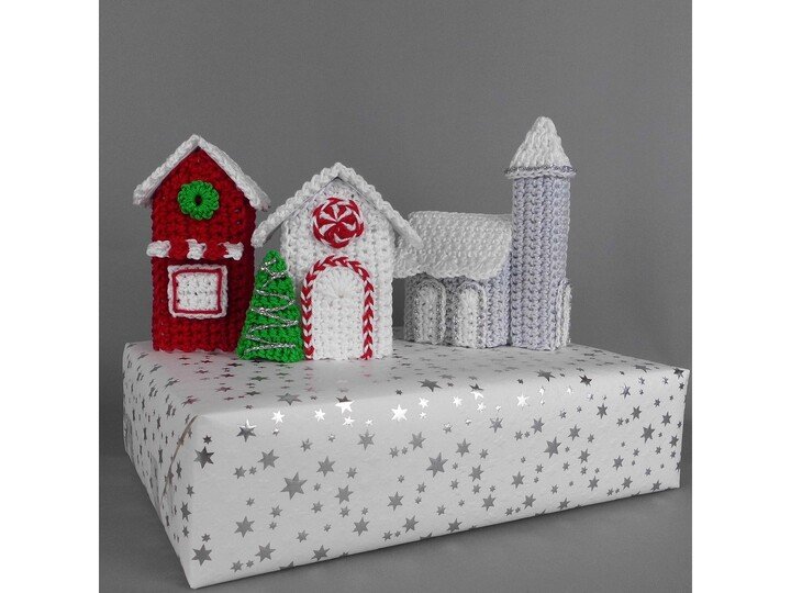 Weihnachtsdorf Adventskalender - Häkelanleitung für Anfänger geeignet