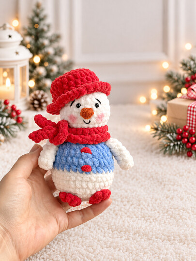 Weihnachts-Amigurumi häkeln – Weihnachtsmann, Schneemann, Eisbär & Tannenba