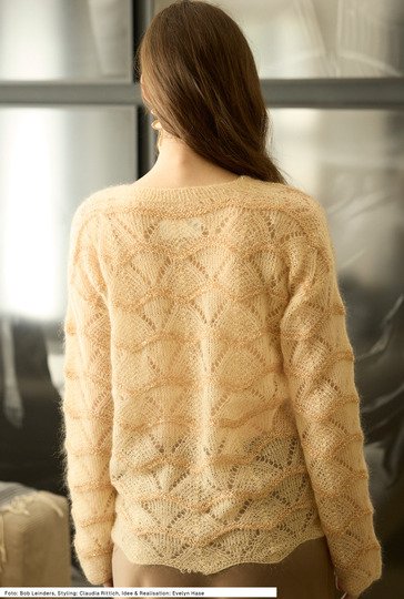 Pulli mit Ajourmuster