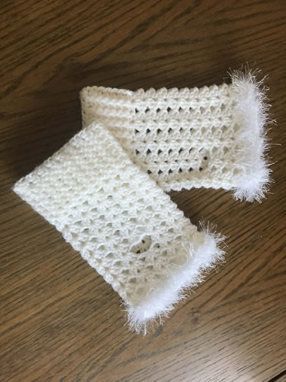 Häkelanleitung Handstulpen "Winterfee"