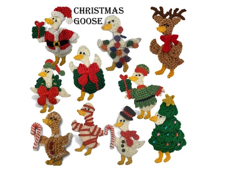 Christmas goose Crochet Pattern