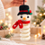 Spiral Snowman Crochet Pattern, Christmas Tree Ornament