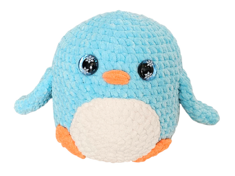 Die Kullertiere - Pinguin häkeln – ausführliche Amigurumi Häkelanleitung