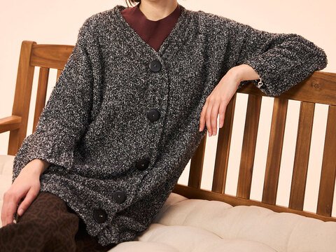 JACKE JASMIN … OVERSIZE GESTRICKT