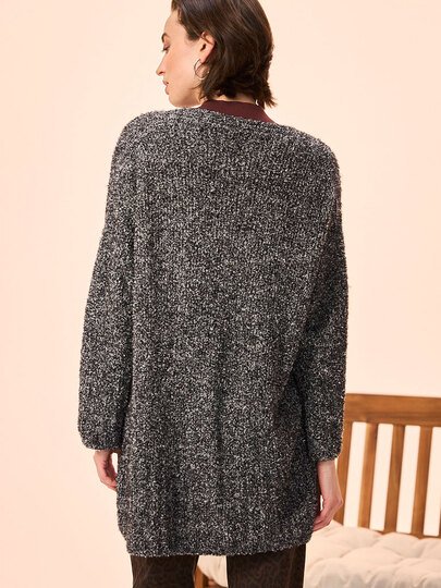 JACKE JASMIN … OVERSIZE GESTRICKT
