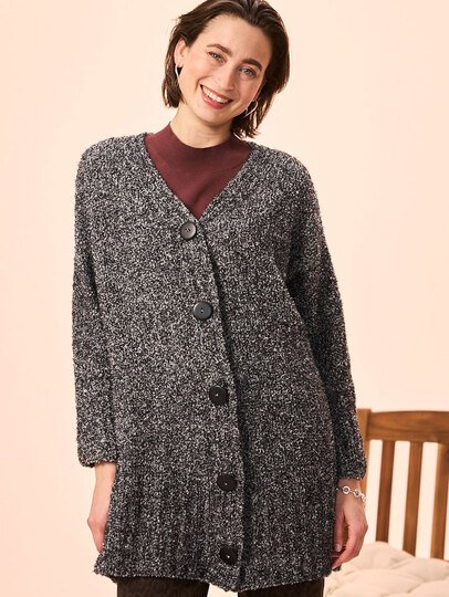 JACKE JASMIN … OVERSIZE GESTRICKT