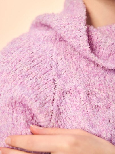 PULLI JANA … MIT ZOPFMUSTER GESTRICKT